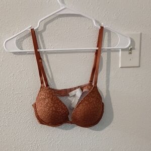 PINK Victoria's Secret Leopard Print Bra - Brown